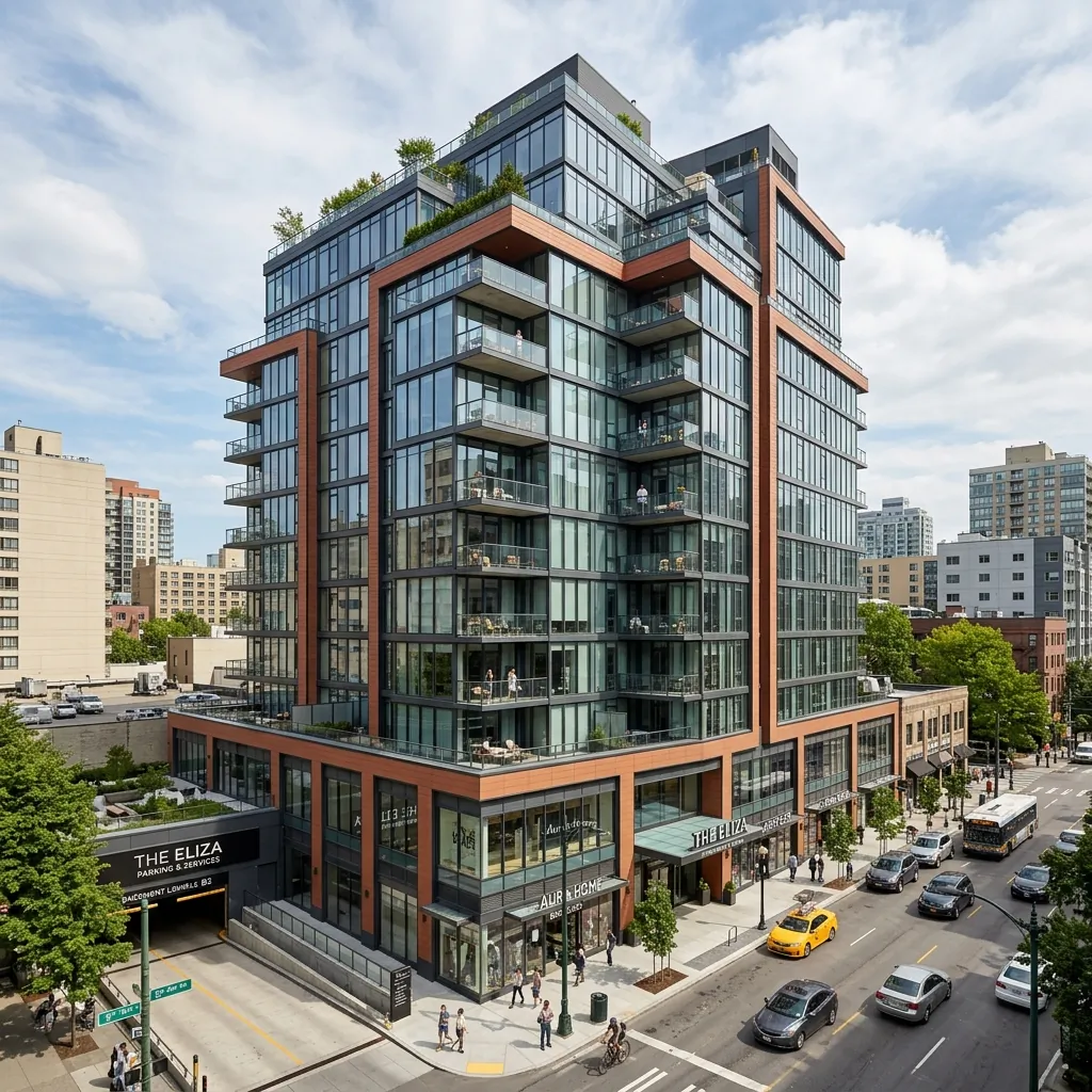 2B+G+15+T Mixed-Use Building