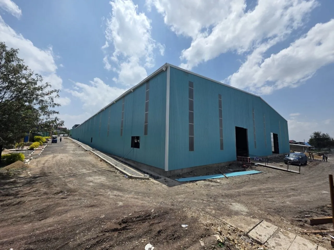 HD Construction industrial project site